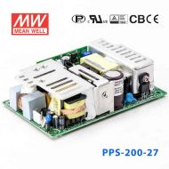 PPS-200-27  200W  27V 7.4A  单路输出带PFC功能无外壳PCB板明纬开关电源