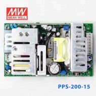 PPS-200-15  200W  15V 13.3A  单路输出带PFC功能无外壳PCB板明纬开关电源