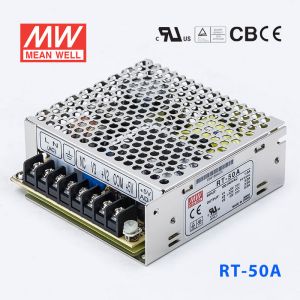 RT-50A台湾明纬12V正负5V三路开关电源47W 5V4A+12V2A-5V0.5A