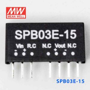 SPB03E-15  3W  4.5~9V  输入 15V  稳压单路输出明纬DC-DC转换模块电源