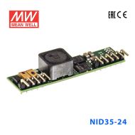 NID35-24台湾明纬24V 0~1.5A 35W左右非绝缘型单组输出变换器