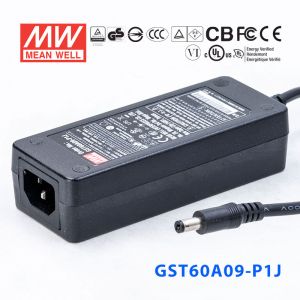 GST60A09-P1J 54W 9V6A高效能低空载损耗绿色节能桌上型适配器