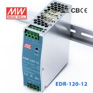 EDR-120-12 120W 12V10A单路输出明纬超薄型导轨安装电源