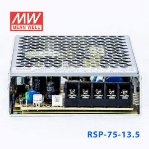 RSP-75-13.5 75W 13.5V5.6A单路输出低厚度带功率因素校正CCC认证明纬开关电源