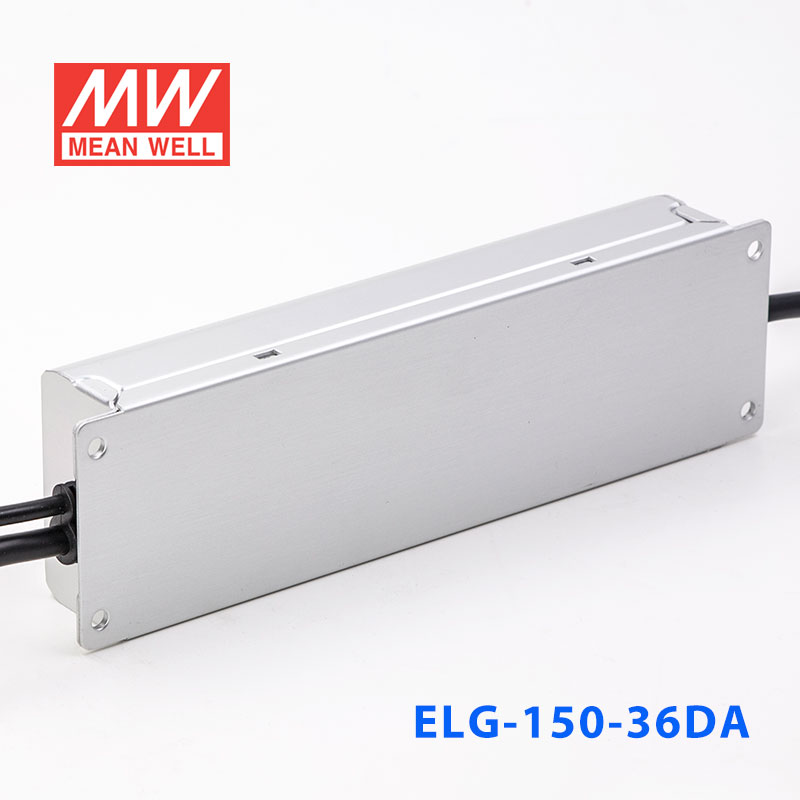 ELG-150-36DA  150W  36V 4.17A  DA型(Dali调光/铝壳IP67/100～305Vac输入)明纬PFC防水LED电源