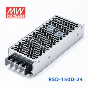 RSD-150D-24  150W  57.6~154V 输入 24V 6.3A  输出铁道专用明纬DC-DC转换电源 