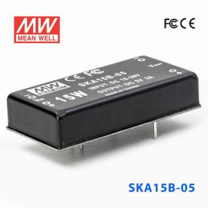 SKA15B-05  15W  18~36V  输入 5V  稳压单路输出明纬DC-DC转换模块电源