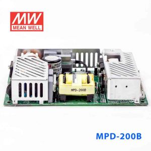 MPD-200B  200W +5V 24A +24V 4.8A  双路输出微漏电带PFC医用无外壳明纬开关电源