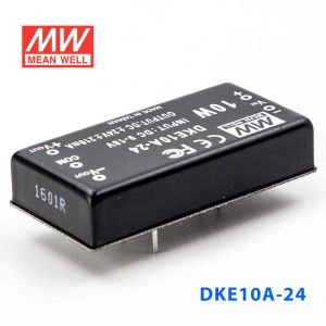 DKE10A-24  10W  9~18V  输入  ±24V  双路输出明纬DC-DC转换模块电源