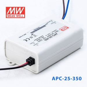 APC-25-350 25W 25-70V    350mA明纬牌恒流输出防水塑壳LED照明电源  