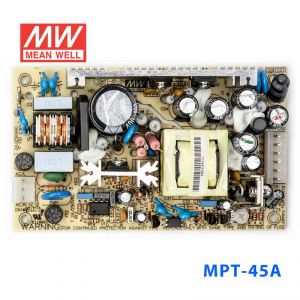 MPT-45A  45W +5V 5A +12V 2.5A -5V 0.5A  三路输出微漏电医用无外壳明纬开关电源