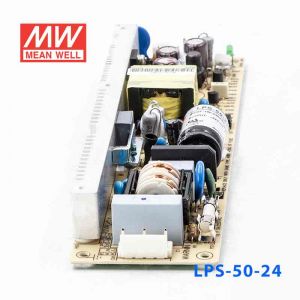 LPS-50-24  50W  24V 2.1A  单路输出无外壳窄条PCB板明纬开关电源