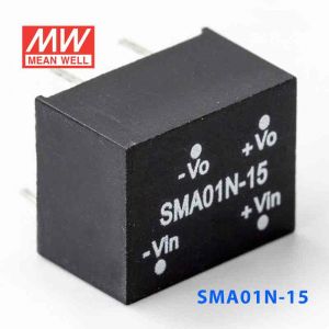 SMA01N-15  1W  24V-15V  非稳压单路输出明纬DC-DC转换模块电源