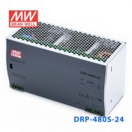 DRP-480S-24 480W 24V20A 单路输出DIN导轨安装带PFC功能明纬开关电源