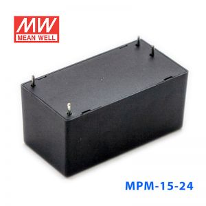 MPM-15-24台湾明纬15.1W 80~264V输入24V0.63A输出医疗基板型电源