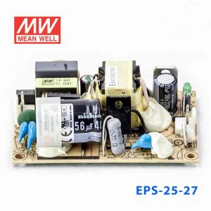 EPS-25-27 25W 27V0.95A 单路输出裸板高效低空载损耗明纬开关电源