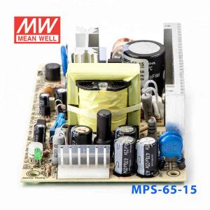 MPS-65-15 65W 15V4.2A 单路输出微漏电医用无外壳明纬开关电源