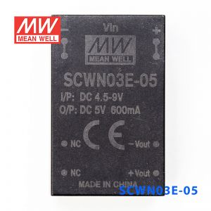 SCWN03E-05 3W 4.5～9V 转 5V  0.6A 非稳压单路输出DC-DC模块电源