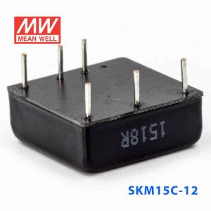 SKM15C-12  15W  36~75V  输入 12V 1.25A 单路稳压输出明纬DC-DC转换模块电源