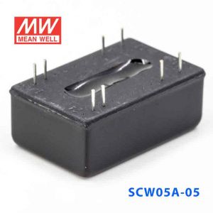 SCW05A-05  5W  9~18V  输入 5V  稳压单路输出明纬DC-DC转换模块电源