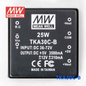 TKA30C-B  30W  36~72V  输入  +5V  ±12V  三路输出明纬DC-DC转换模块电源