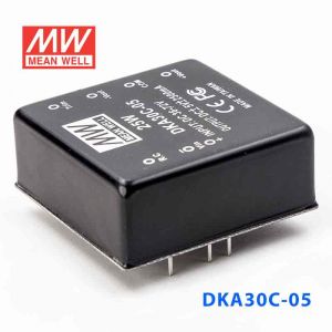 DKA30C-05  25W  36~72V 输入 ±5V  双路输出明纬DC-DC转换模块电源