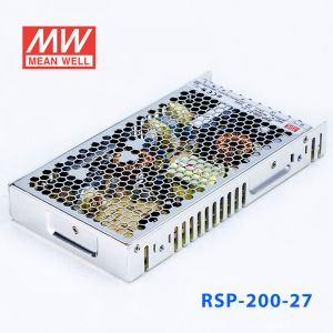 RSP-200-27 200W 27V7.5A 单路输出带功率因素校正超薄型明纬开关电源 