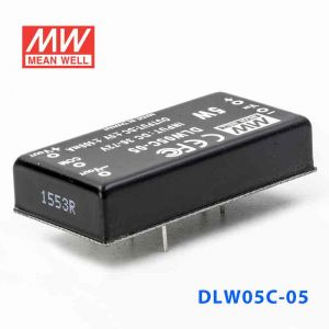 DLW05C-05  5W  36~72V  输入 ±5V  稳压双路输出明纬DC-DC转换模块电源