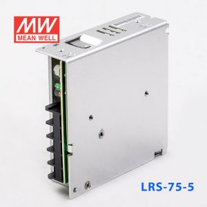 LRS-75-5 70W 5V14A单路输出超薄型低空载损耗明纬开关电源