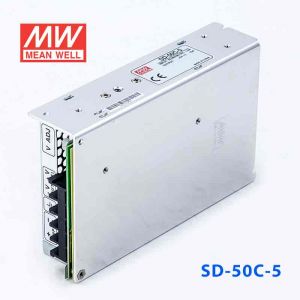 SD-50C-5  50W  36~72V  输入 5V 10A  输出有外壳明纬DC-DC转换电源