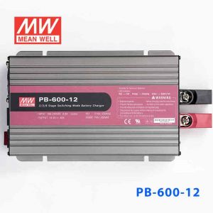 PB-600-12  600W  14.4V 40A  带PFC明纬2/3/8段式智能铅酸电池充电器