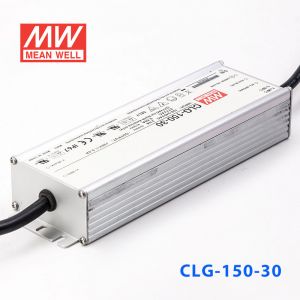 CLG-150-30  150W  30V 5A 恒压+恒流PFC高效铝壳IP67防水LED电源(引线接线) 