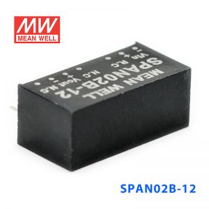 SPAN02B-12 2W 18~36V 转 12V 167mA非稳压单路输出DC-DC模块电源