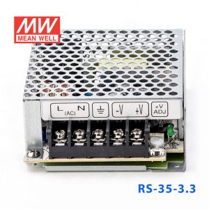 RS-35-3.3 35W 3.3V7A 单路输出明纬开关电源(G3系列-高性能内置有外壳) 