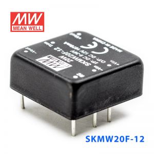 SKMW20F-12 20W 9~36V 转 12V 1.67A 非稳压单路输出明纬DC-DC模块电源