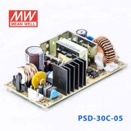 PSD-30C-5  30W  36~72V  输入 5V 5A  单路输出PCB板明纬DC-DC变换电源