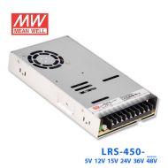 LRS-450-48明纬48V9.4A输出450W左右90~132V输入单组开关电源