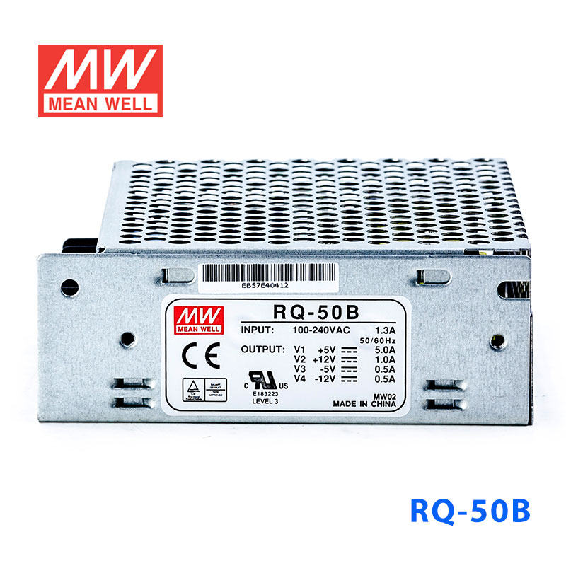 RQ-50B台湾明纬+5V5A+12V1A-5V0.5A-12V0.5A四路开关电源46W四组