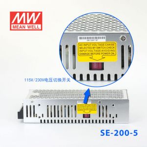 SE-200-5 200W 5V40A 单路输出明纬开关电源(SE系列)