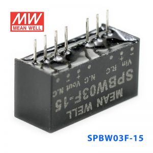 SPBW03F-15 3W 9~36V 转 15V 0.2A 稳压单路输出DC-DC模块电源