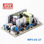 MPS-65-27 65W 27V2.4A 单路输出微漏电医用无外壳明纬开关电源