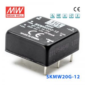 SKMW20G-12 20W 18~75V  转 12V 1.67A 非稳压单路输出DC-DC模块电源