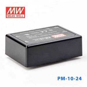 PM-10-24  10W  24V 0.42A  微漏电塑封Class2单路输出板上型医用明纬开关电源