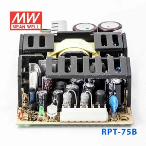 RPT-75B  75W +5V 8A  +12V 4A  -12V 1A 三 路输出绿色明纬医用无外壳电源