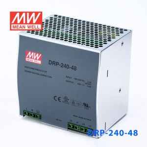 DRP-240-48 240W 48V5A 单路输出DIN导轨安装带PFC功能明纬开关电源