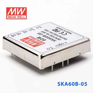 SKA60B-05  60W  18~36V  输入 5V 12A 明纬单路稳压输出DC-DC转换电源