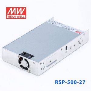 RSP-500-27 500W 27V18.6A 单路输出带功率因素校正超薄型明纬开关电源