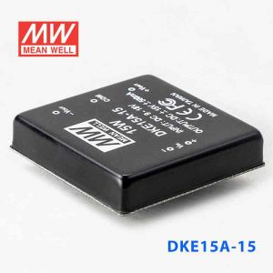 DKE15A-15  15W  9~18V 输入  ±15V  双路输出明纬DC-DC转换模块电源