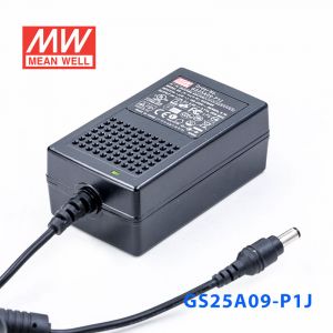 GS25A09-P1J 25W 9V2.77A 输出绿色能源明纬电源适配器(三线插口)