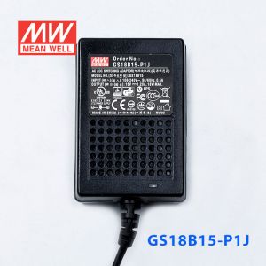 GS18B15-P1J 18W 15V1.2A 输出绿色能源明纬电源适配器(双线插口)